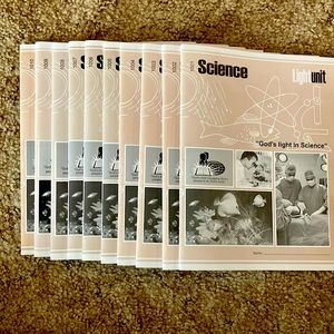 High school Biology workbooks, Christian, LightUnit.